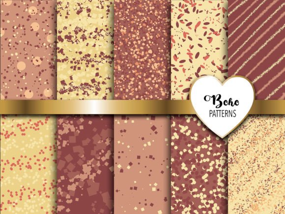 Download Earthy Colors Digital Paper Collection - Digital Collection