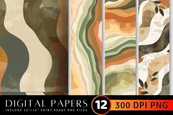 Download Earthy Colors Digital Paper Backgrounds - Digital Collection