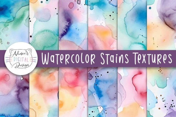 Download Watercolor Stains Textures - Watercolor stains Collection